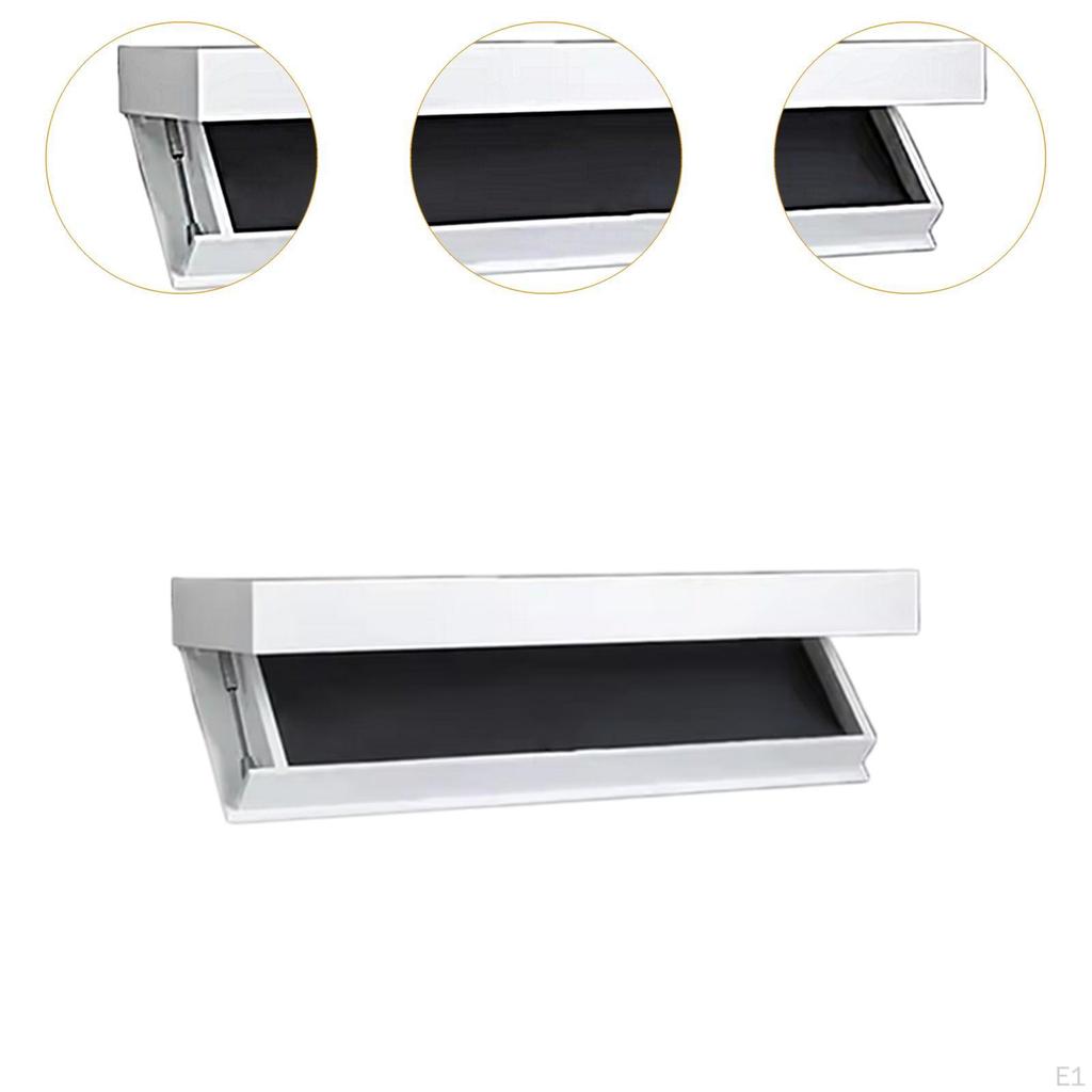 Concealed Wall Shelf Cabinet Rack Wood Home Decoration Mount Drawer for Living Room Apartment