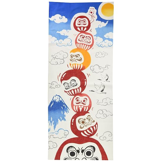 kenema Tenugui Lucky Daruma (Never Fall)
