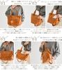 ZUCCHERO Women's Large Capacity Genuine Leather Shoulder Bag, 2-Way, 49875
