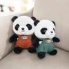 Panda Red Adorable Plush Toy Cute Cartoon Zoo Souvenir Kids Animal Doll Gift