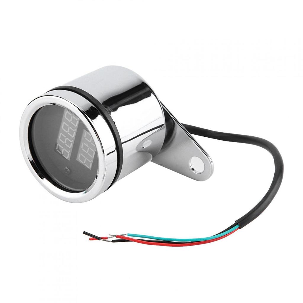 Yctze Tachometer Electronic Tachometer Tachometer Gauge Motorcycle Tachometer LED Tachometer Motorcycle Odometer Motorcycle Speedometer