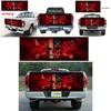 Premium Quality Skull Print Rear Graphic Decal Sticker For Car Truck Suv Van Decor