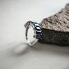 Серебряное кольцо с натуральным сапфиром 3.583ct, вес изделия 3,12 гр (2202417)