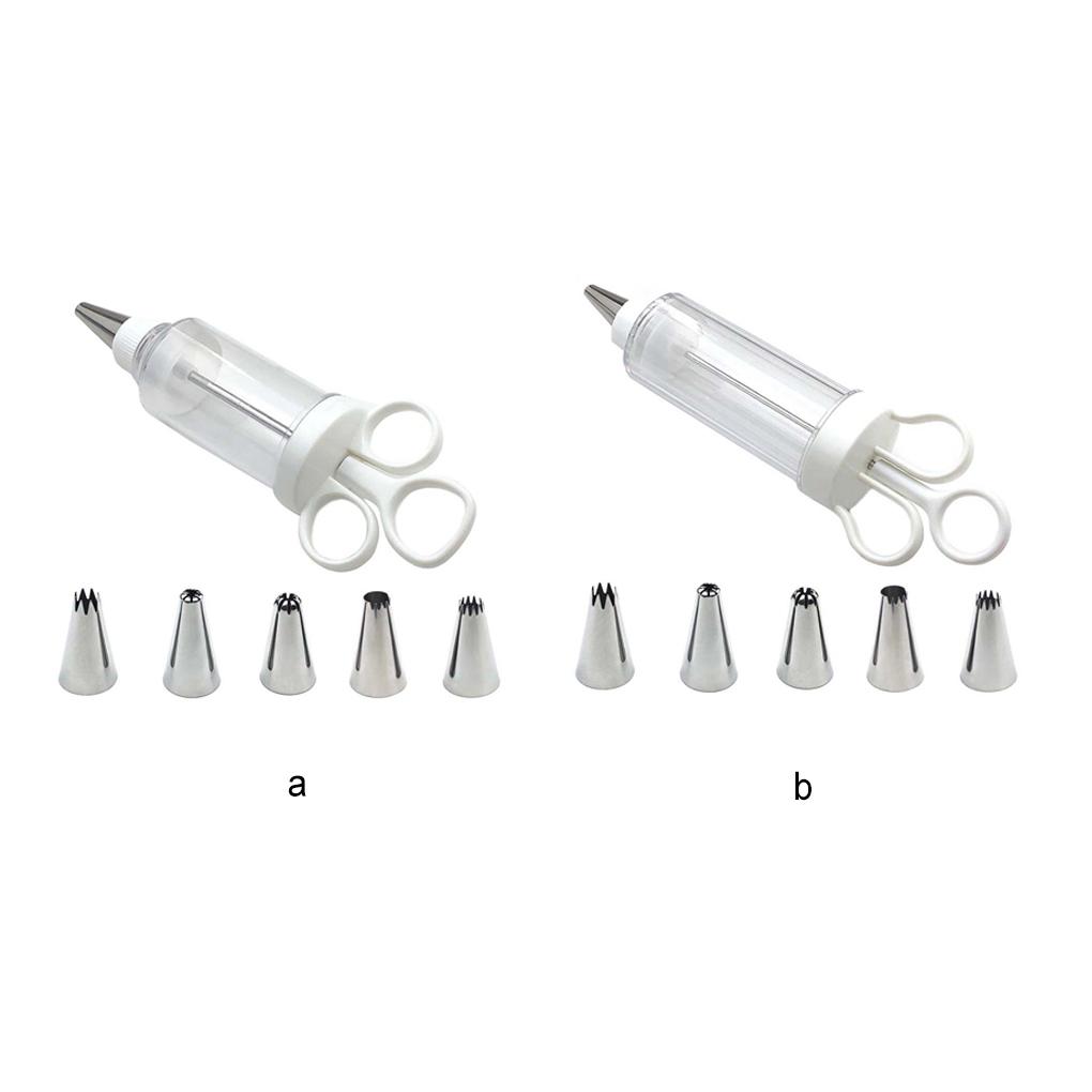 Zdobení dezertů s nerezovými hroty Sada trysky na zmrzlinu Samomontážní zásobník Pečivo na pečení cukroví Dekory