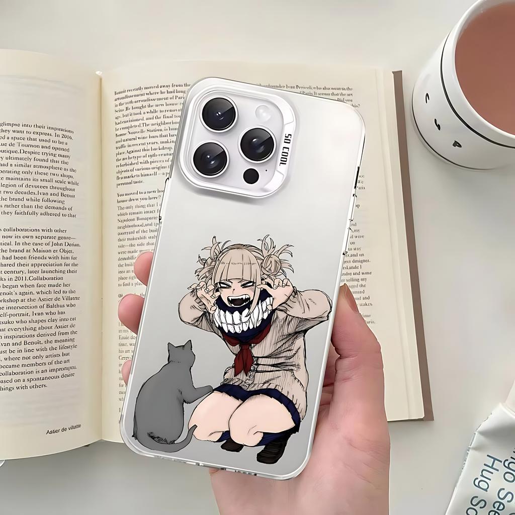 Anime Himiko Toga Cartoon Phone Case For iPhone 17 16e 16 15 14 13 12 11 Mini Pro Max XR XSMAX 8 7 Air Plus Anti Fall Back Cover