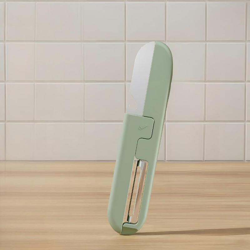 Multi-Functional Split‑Design Multi‑Purpose Fruit Knife, Portable Stainless Steel Peeler & Cutter With 135 Degree Rotatable Peeling