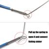 20pcs Saltwater Fishing Rig Arms Branches with Swivels Stainless Wire Arms Balance 20cm 30cm 40cm