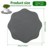 2Pcs Plastic Plant Saucer Reusable Flower Pot Drainage Trays Fast Drying Cup Absorbent Trays Indoor Outdoor Home Garden Supplies
