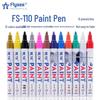 Low Odor White Oil-Based Paint Marker for Tires, Furniture, and Tiles