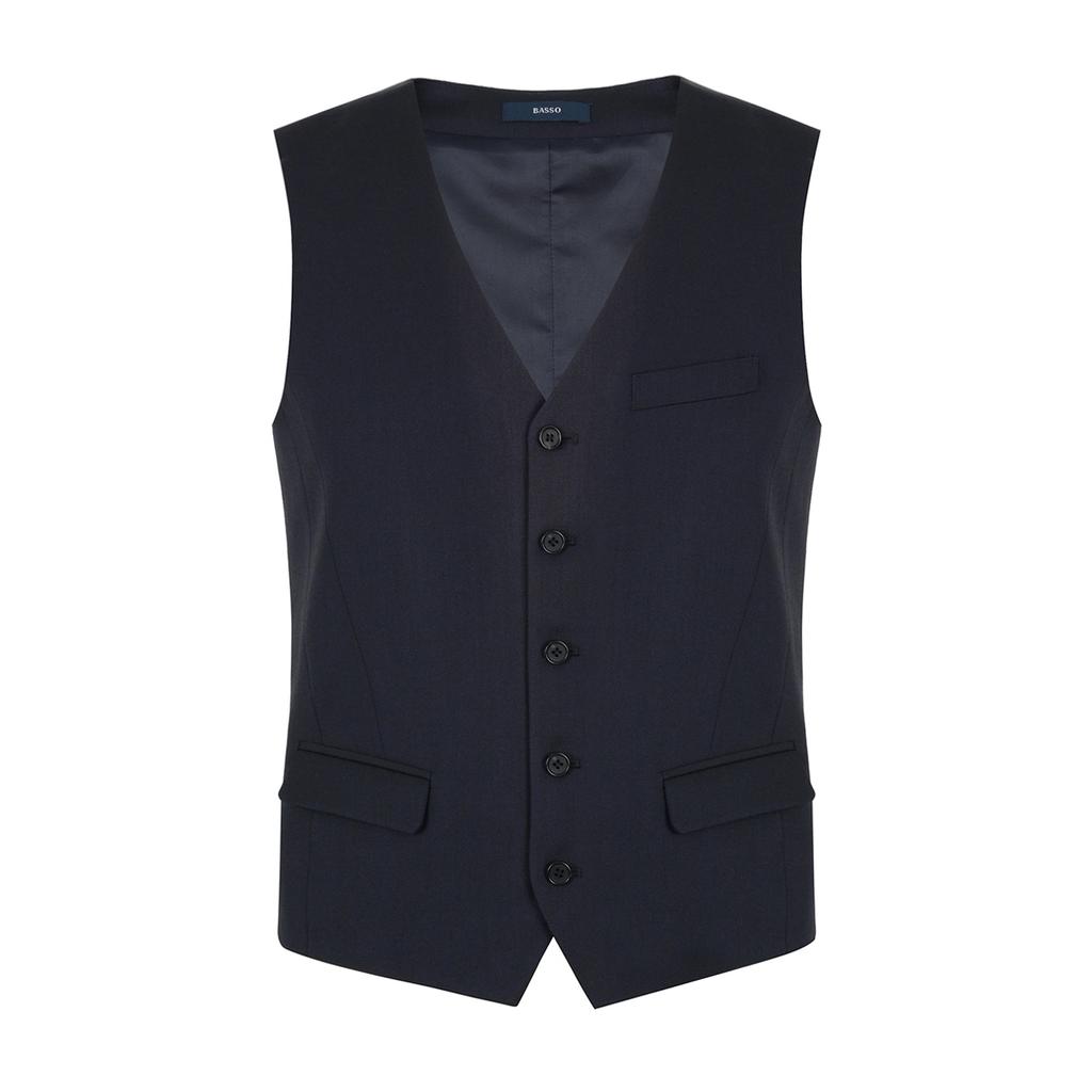 Basso 100% Wool Standard Suit Vest (Bsy1Ve01A)