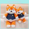 Entzückendes Wald Fuchs Plüschtier Niedliches Verkleidungs Fuchs Stofftier In Orange Braun Und Blauen Farben