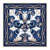 Aurora Love Letter Blue Floral Silk Scarf
