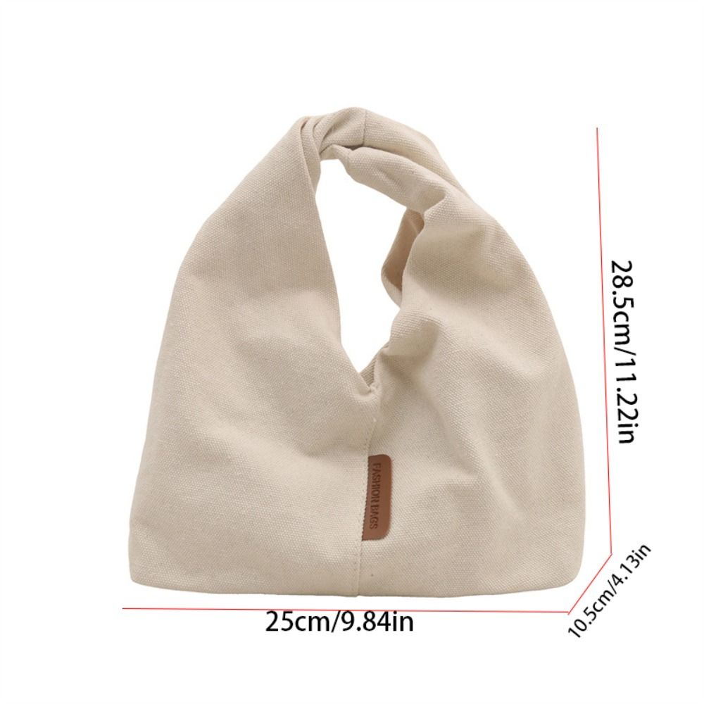 Canvas Cloth Bag Strawberry Printed Underarm Bag Fashion Corduroy Handbag  Mobile Phone Bag