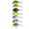 12No.3.8CM3.8GFloating Rock Small Fat Lure Bait Bionic Fake Bait Universal for Freshwater and Saltwater Bass and Mandarin Fish