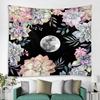Home Wall Decoration Tapestry Flower Moon Background Hanging Cloth Office Living Room Tapestry