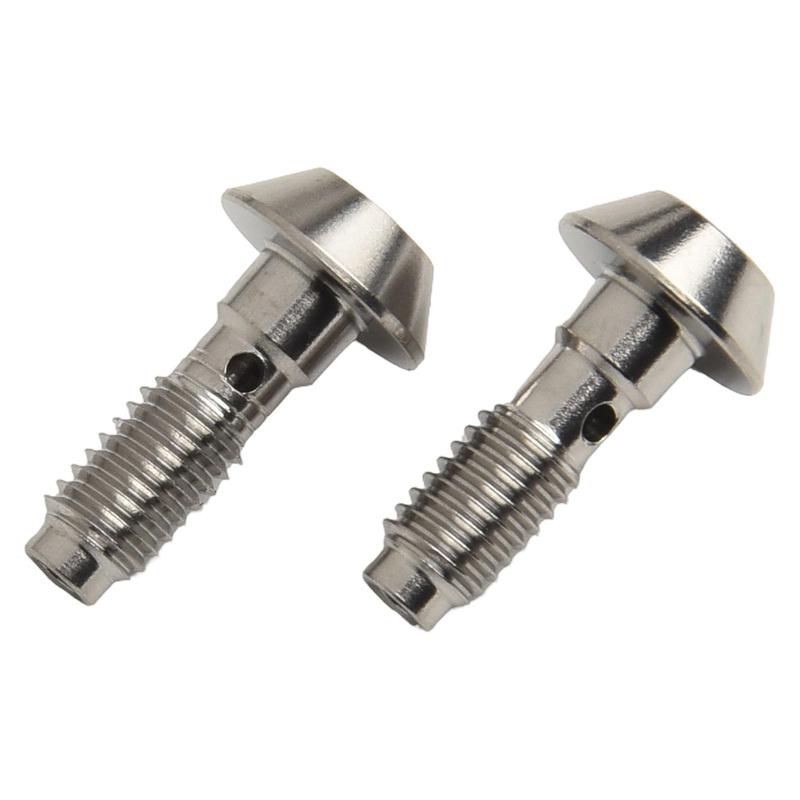 Stainless Steel 2 Pack Bike Brake Line Screws Compatible with For MAGURA Hydraulics Models For MT4/For For MT4E/For MT5