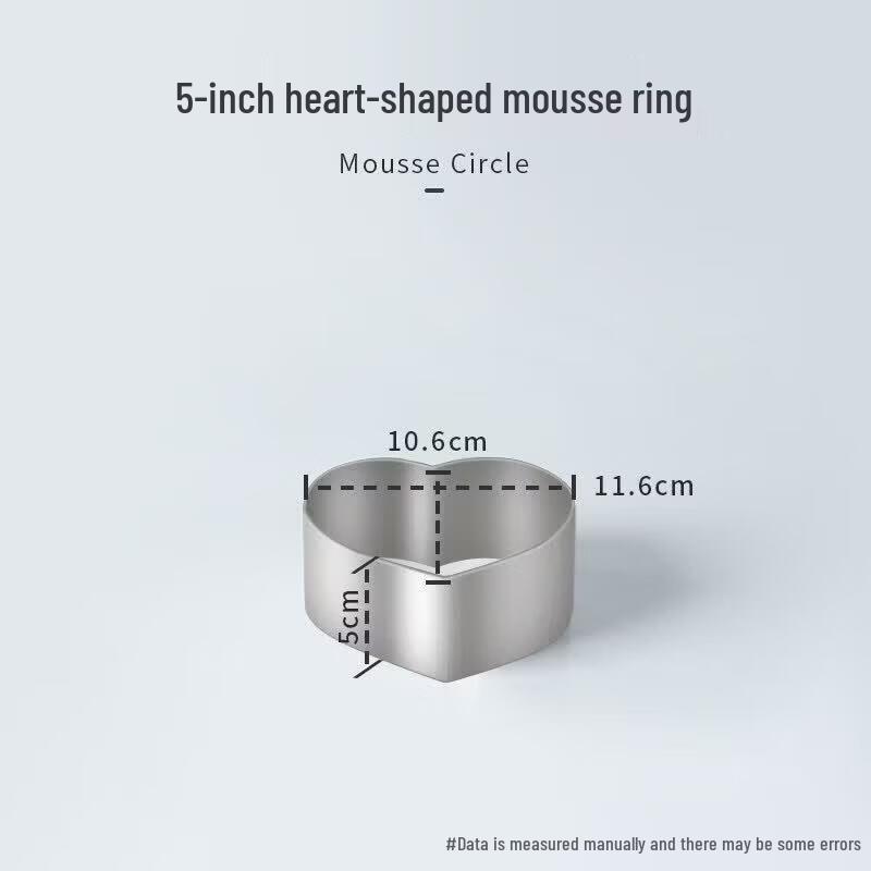 OEING Stainless Steel Mousse Cake Ring Mold