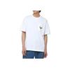 Vans Letter Print Crew Neck Straight Cut Short Sleeve T-Shirt Men Tops White VN000BYXWHT1