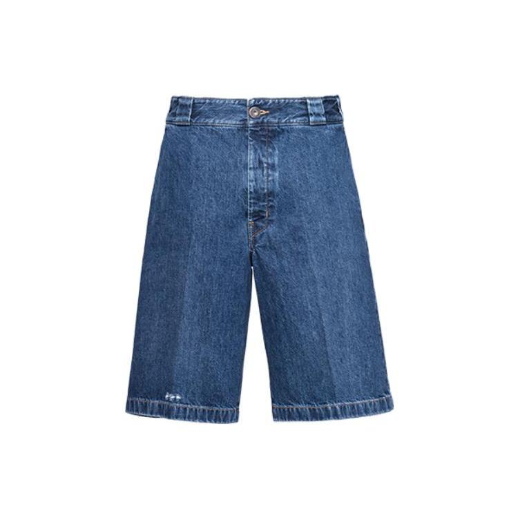 Prada Denim Shorts Men's Blue Moderate GEP338-10GG-F0008-S-212