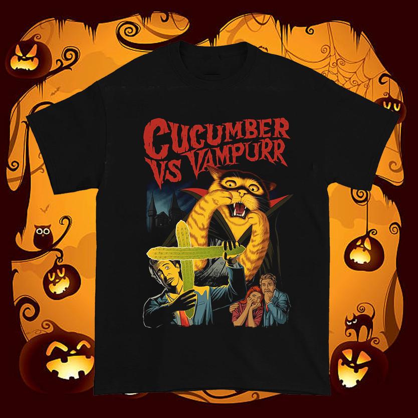 

The Return of Vampurr Cat Cucumber T Shirt Full Size S5XL Unisex T-Shirt XXXXL