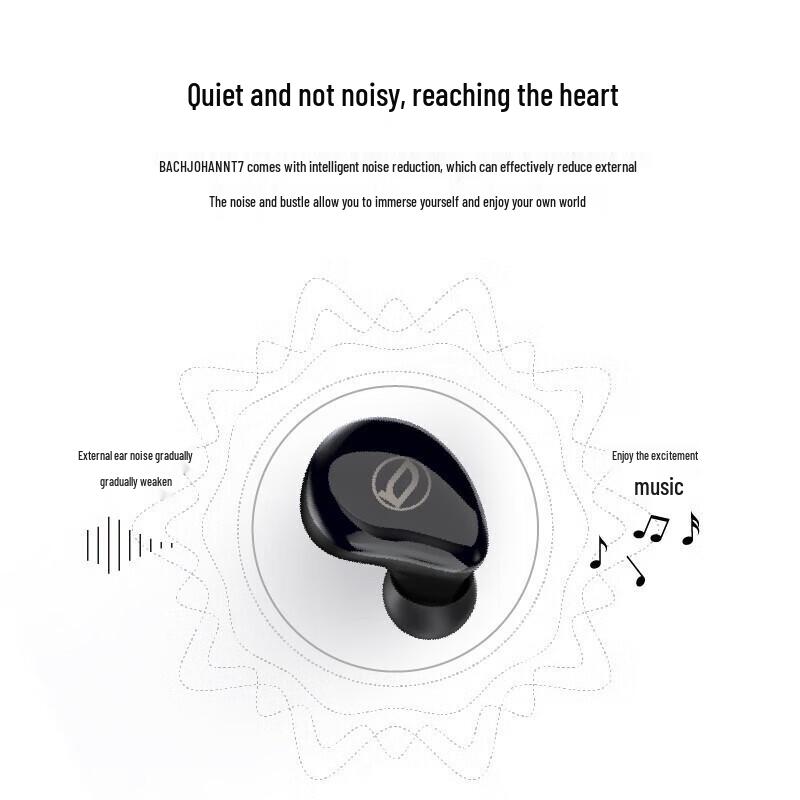 Bach Johann T7 True Wireless In-Ear Sports Earbuds