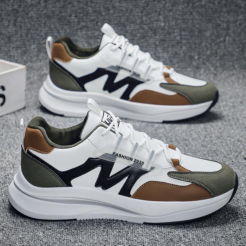 Sommer neue lässige Herrenschuhe Student lässige Sport Laufschuhe schwarz Dad Schuhe atmungsaktiv weichsohlige Herrenschuhe