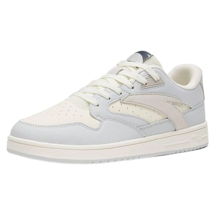Anta Lifestyle Series Non-Slip Low-Top Skate Shoes Men Sneakers Gray White 112258068-3