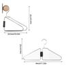 Non-Slip Space Saving Hangers Portable Collapsible Clothes Space Savers  For Dorm Room