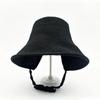 Women's Wide Brim UV Protection Bucket Hat with Straps for Summer Beach & Outdoor Travel