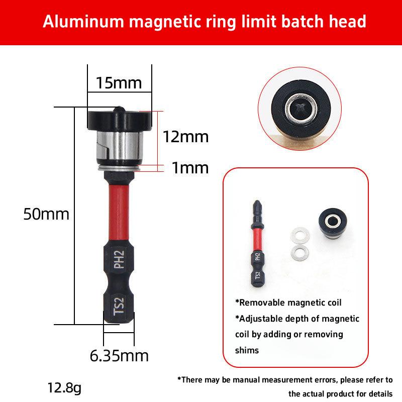 Screwdriver Bits Magnetic Cross Positioning With Strong Magnetic Coil Screw Artifact Ceiling Woodworking Special Batch Head