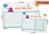 Inkdotpot Magnetic  Whiteboard Weekly Chores Charts Chore  Chart For  Refrigerator  - Dry Erase Behavior Chart For Kids
