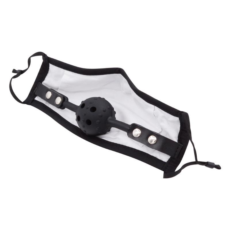 1Pcs Breathable Silicone Ball Gag Mask Adjustable Straps Soft Lining For Couples Intimate Role Play Games
