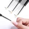 3Pcs/Set Stripe Nail Art Liner Brush Set Tips Ultra-thin Line Drawing Pen Gel Painting Brushes Manicure Tools