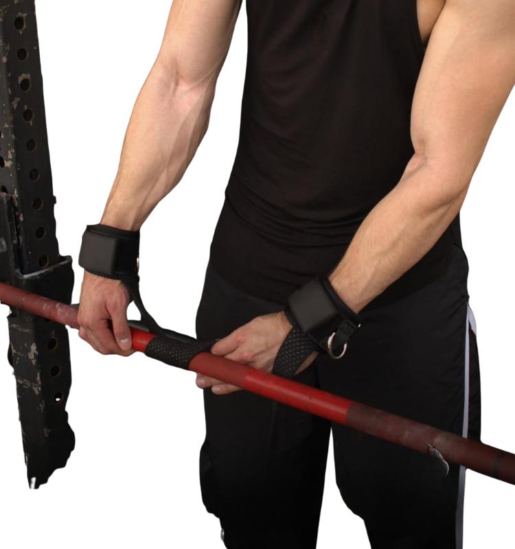 Hard-lift Fitness Belt Weightlifting Pull-up Wrist Guard Silicone Anti-slip Grip Belt Horizontal bar Palm protection