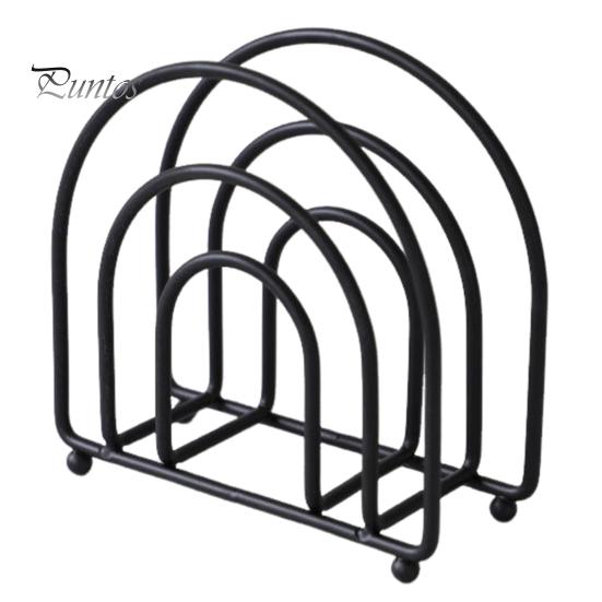 

Держатель для салфеток, современный железный художественный держатель для салфеток, компактный вертикальный держатель для бумажных полотенец для кухонного обеденного стола чёрный