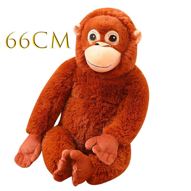 Süßer Punch-Affe umarmender Plüsch Weicher Baby-Affe Tierpuppe Baumwoll gefülltes Kissen Spielzeug Sammlerstück Geschenk
