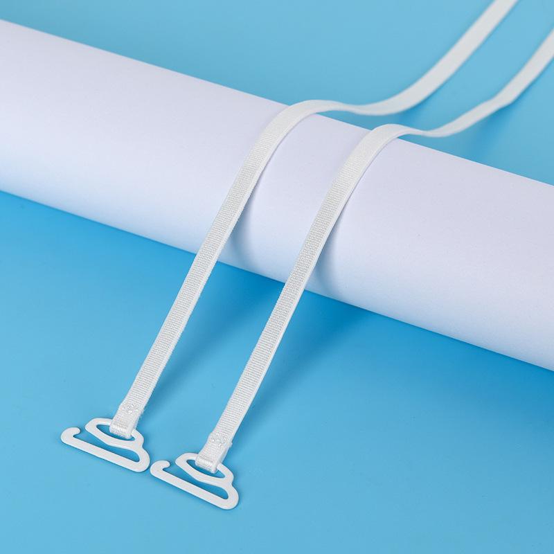 5mm Nylon Unsichtbarer BH mit dünnen, rutschfesten Trägern und elastischer nahtloser Verlängerung für einen schönen Rücken