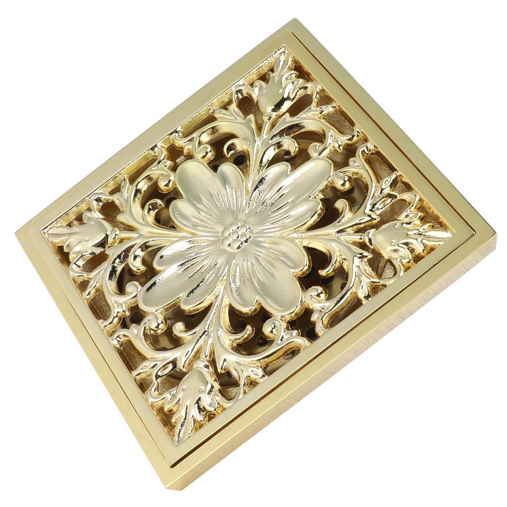 Kit Sifon Pardoseală Toaletă Deodorant Anti-Înfundare Sita Sifon Canalizare Accesoriu Baie Auriu