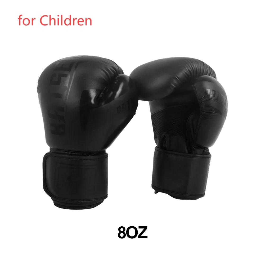 PU Boxing Gloves Fighting Kick Boxing Gloves Karate Muay Thai Training Workout Kickboxing Gloves Taekwondo Protector Adult Child