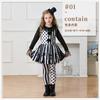 Costumi per bambini di Halloween costume da clown festa circense vestito da mago vestito per bambine spettacolo di carnevale