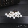 Fashion Pearl Bridal U-shaped Pin Metal Barrette Clip Hairpins Rhinestone Wedding Hairstyle Design Tools Women Hair Accessories