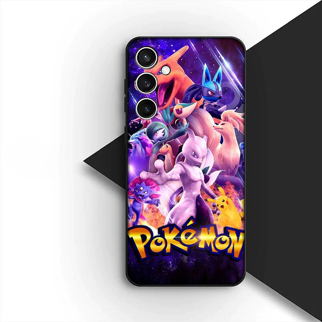 Funda de Teléfono P-Pokemons GO Gengar P-Pikachus Psyduck para Samsung Galaxy S25 S24 S23 FE Ultra Plus S7 Edge S25+ S23+ A56 5G