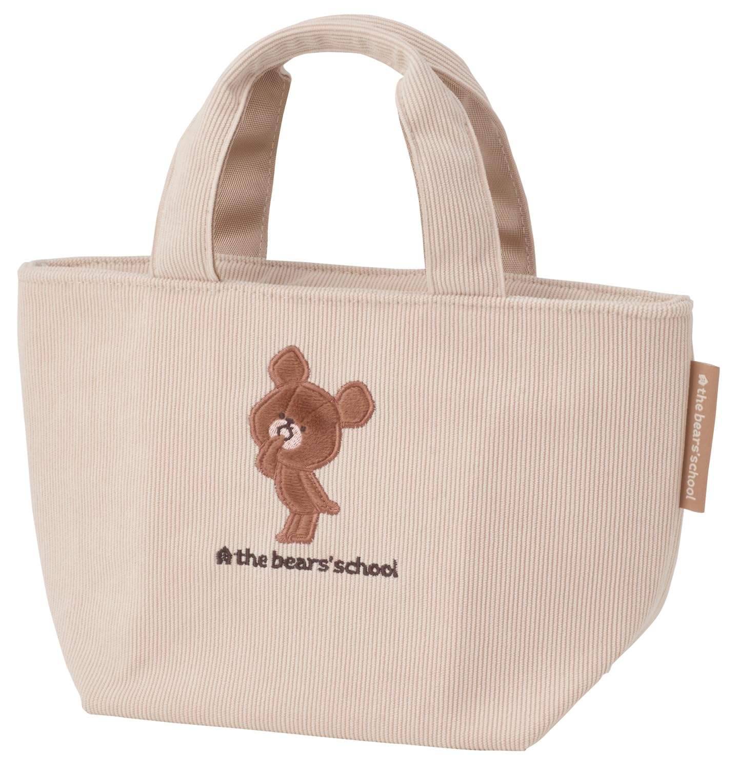 

Skater Corduroy Insulated Lunch Bag, The Bears School, Cocoa KCOB2