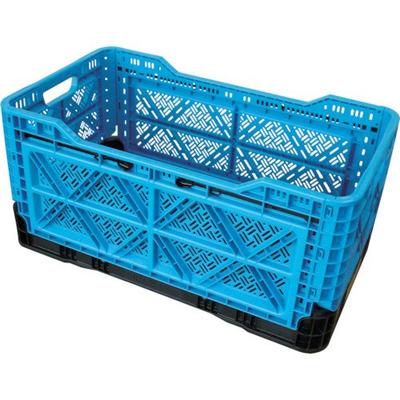 TRUSCO Foldable Mesh Container, Storage Case, Storage Box, Blue, 59L, TR-MPB59-B