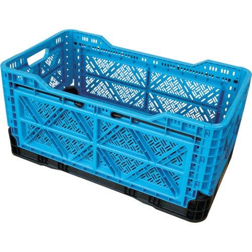 

TRUSCO Foldable Mesh Container, Storage Case, Storage Box, Blue, 59L, TR-MPB59-B