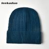 Hat for Men's Winter Casual Solid Color Knitted Hat for Women's Knitted Headcap Fashion Cold Hat