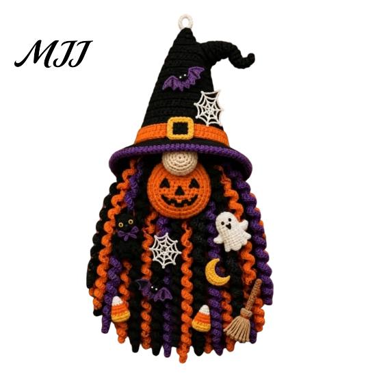 DIY-Weihnachtsdekorationen Saisonale Häkel-Türhänger-Sets, 3D-Zwerg-Strick-Aufhänger Handgemachte Bastelarbeiten, Anfänger-Schmuck für Weihnachten Halloween Ostern