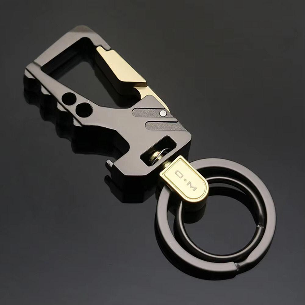 1Pcs Durable Multi-functional Key Chain Bottle Opener Carabiner Keyholders Metal Key Ring for Men Women