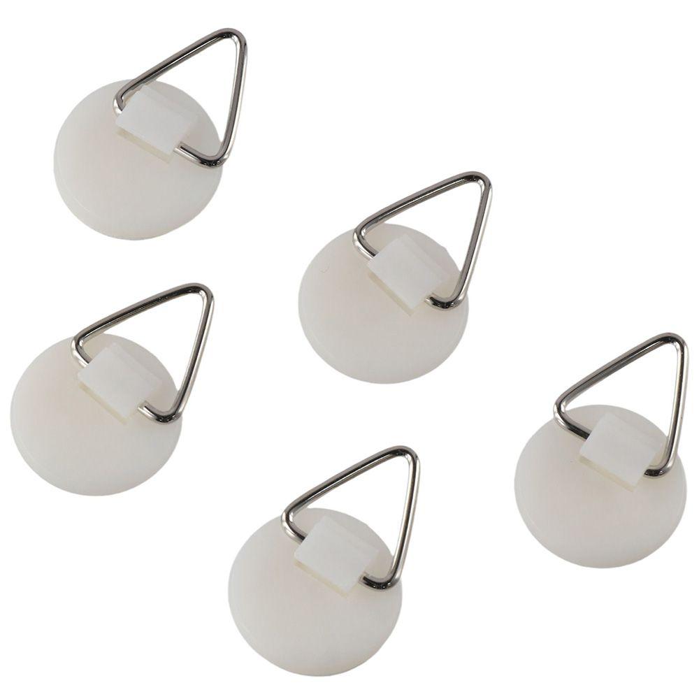 10 Pcs Without Nails Adhesive Plastic Invisible Plate Hanger Photo Frame Hangers Plate Holders Picture Hangers