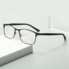 Minimalist Fashion Square Metal Glasses Women Men Simple Eyewear Business Female Male Fashionable High-end Personalized Glasses